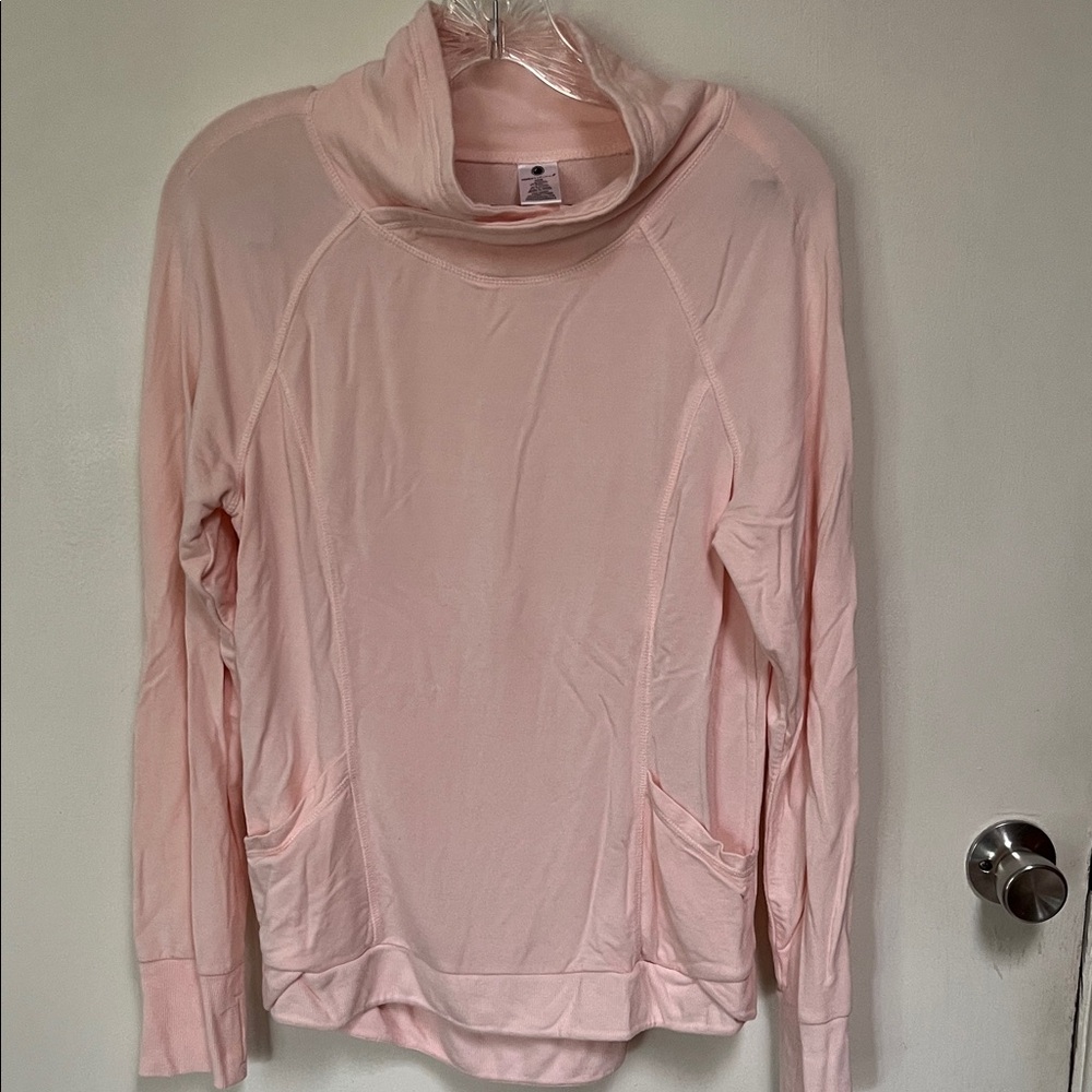 Yogalicious Ballerina Pink Cowl Neck Top